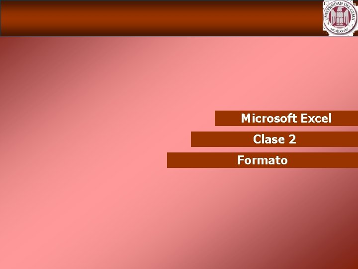 Microsoft Excel Clase 2 Formato 