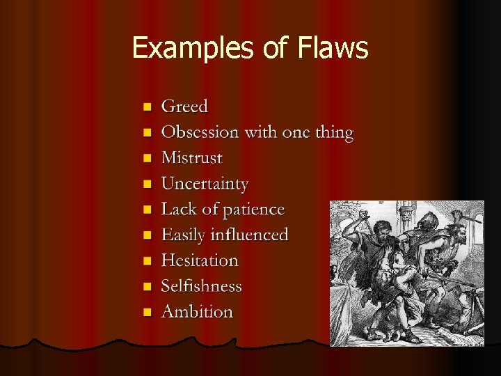 Examples of Flaws 