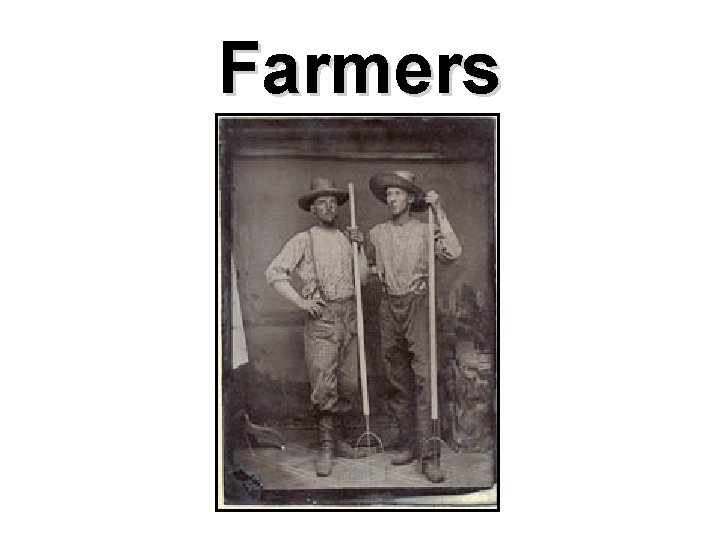 Farmers Farmers