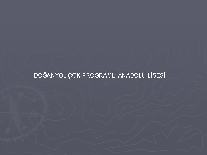 DOĞANYOL ÇOK PROGRAMLI ANADOLU LİSESİ 