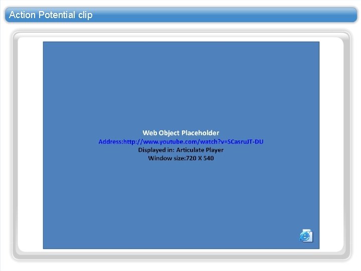 Action Potential clip Action Potential clip