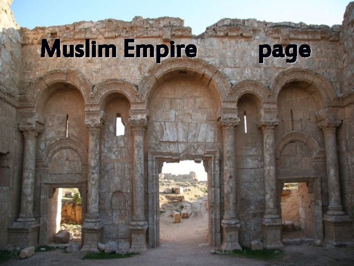 Muslim Empire page 