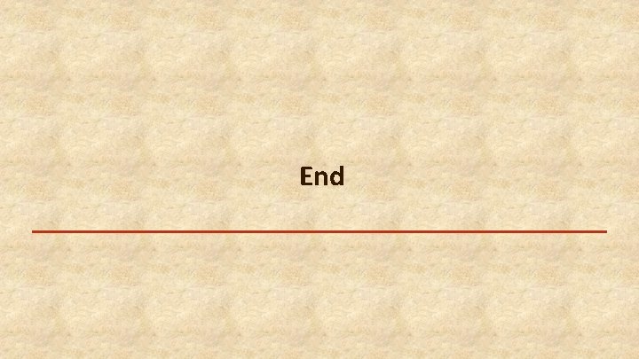 End 