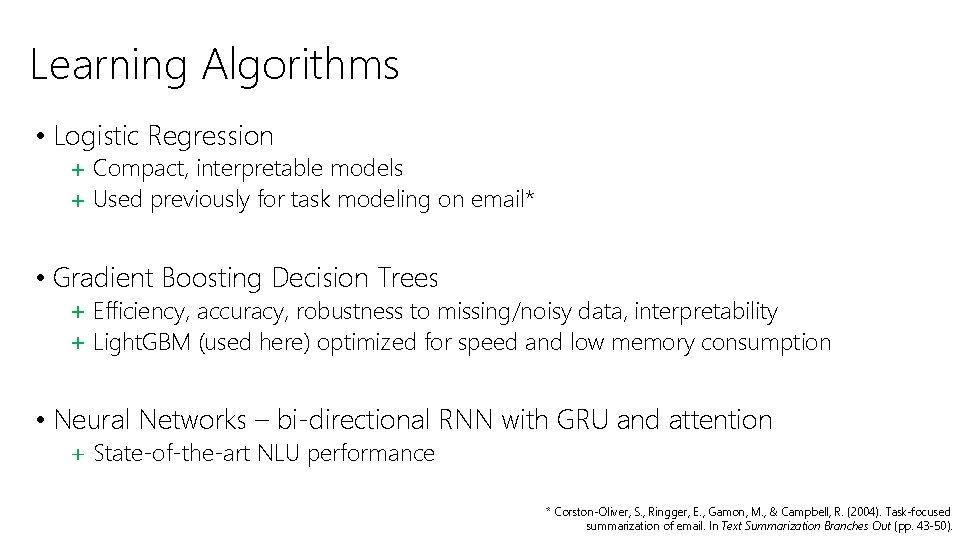 Task Completion Detection A Study in the Context