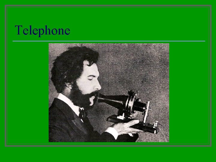 Telephone Telephone