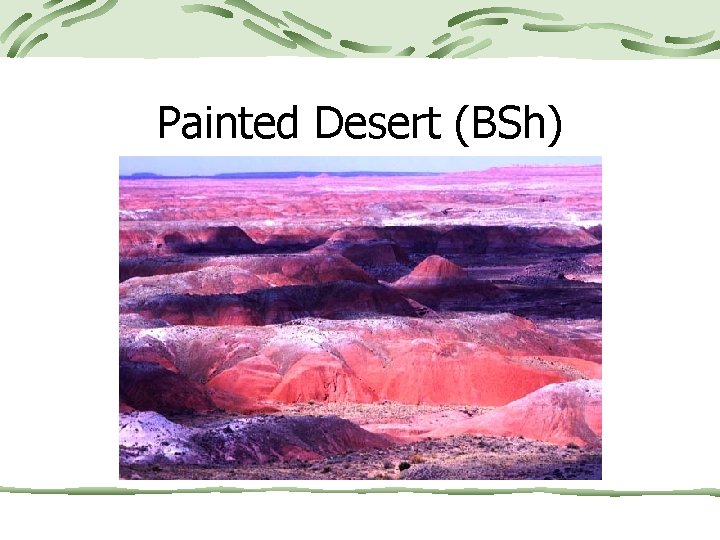 Painted Desert (BSh) 