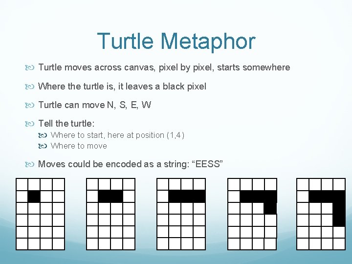 Simple Turtle Pixelated Images Math Transformation Color Values All colors in computer images are