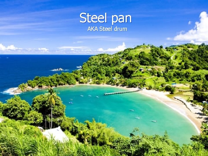 Steel pan AKA Steel drum 