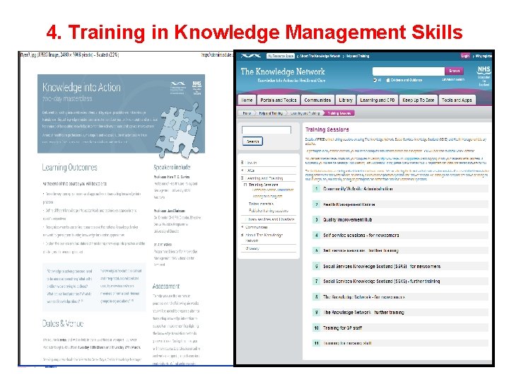 4. Training in Knowledge Management Skills 