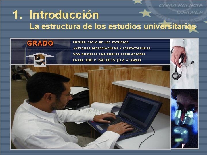 1. Introducción La estructura de los estudios universitarios 