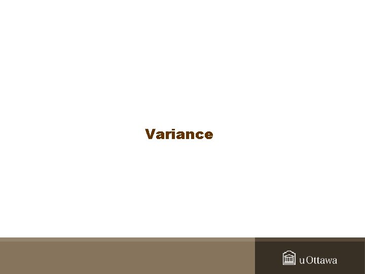 Variance 