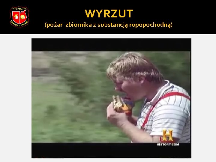 WYRZUT (pożar zbiornika z substancją ropopochodną) 