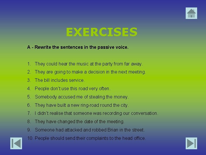 Use Form Examples Exercises Answer key USE Usase