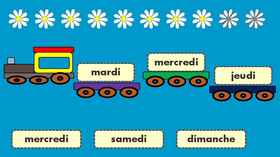 mardi mercredi samedi ? mercredi jeudi dimanche 