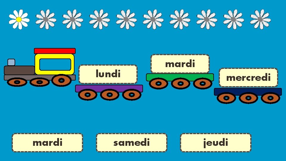 lundi mardi samedi ? mardi mercredi jeudi 