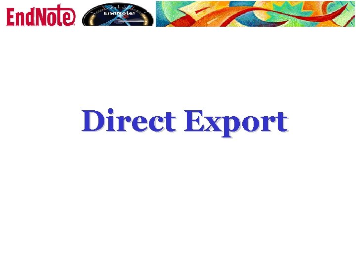 Direct Export 
