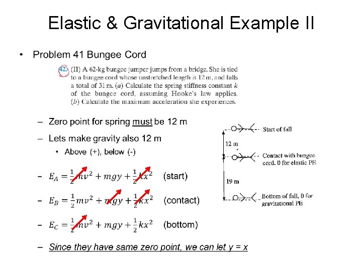 Elastic & Gravitational Example II • 