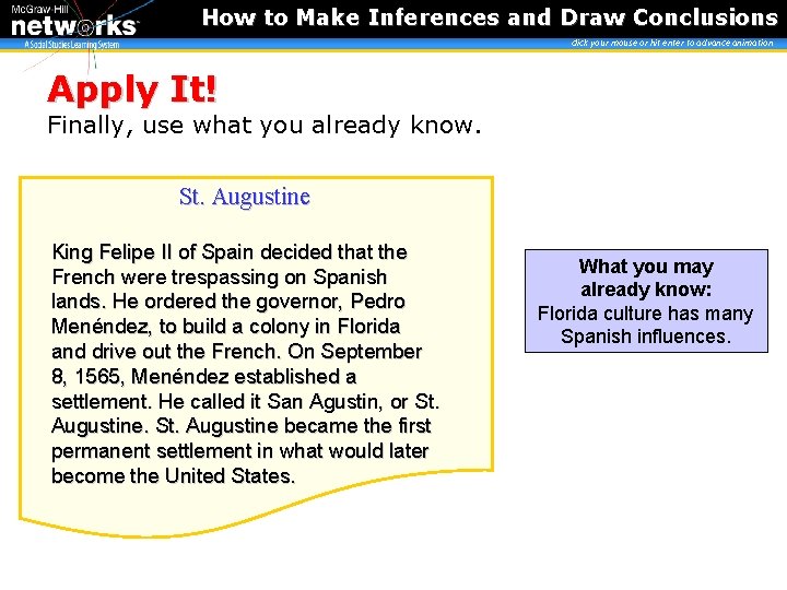 How to Make Inferences and Draw Conclusions click your mouse or hit enter to How to Make Inferences and Draw Conclusions click your mouse or hit enter to