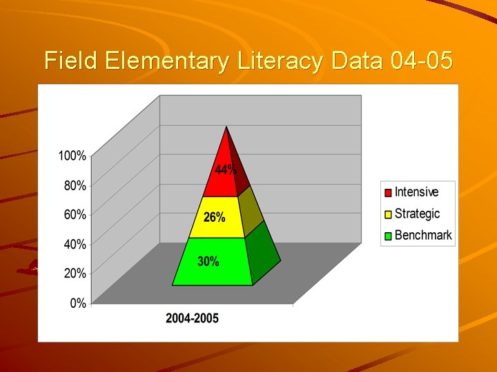 Field Elementary Literacy Data 04 -05 