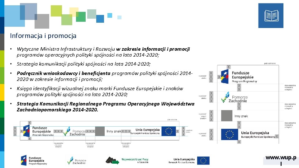 Informacja i promocja • Wytyczne Ministra Infrastruktury i Rozwoju w zakresie informacji i promocji