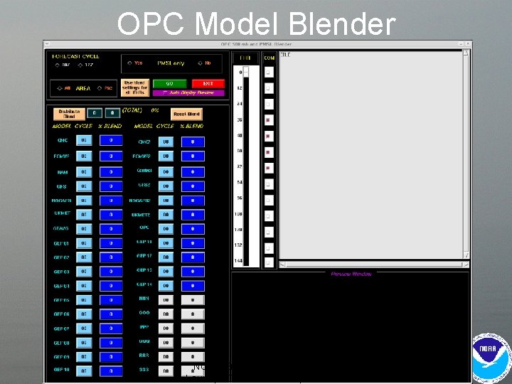 OPC Model Blender NCEP Ensemble Workshop, Laurel, MD Oct 31 - Nov 2, 2006
