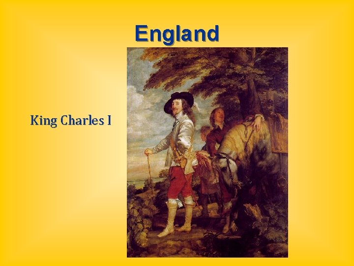 England King Charles I 