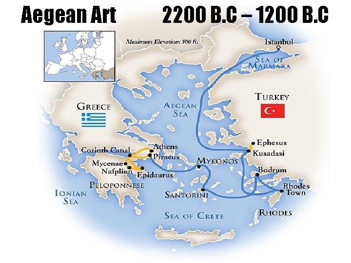 Aegean Art 2200 B. C – 1200 B. C 