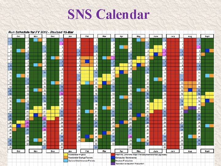 SNS Calendar 16 