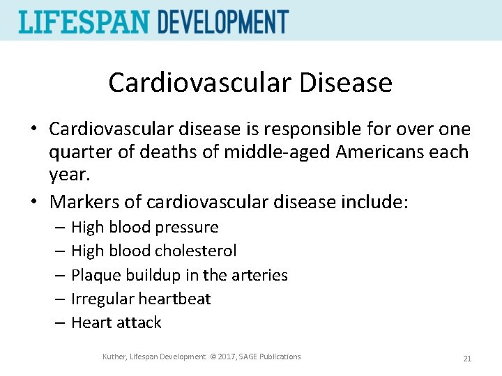 Cardiovascular Disease • Cardiovascular disease is responsible for over one quarter of deaths of