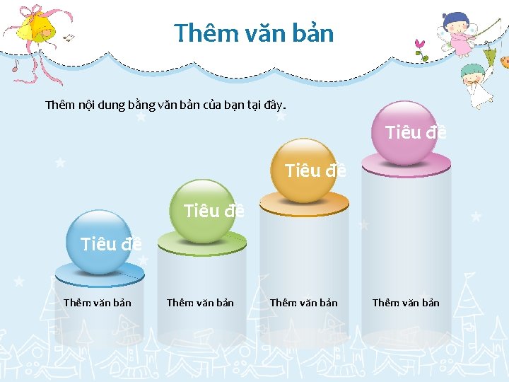 Thêm văn bản Thêm nội dung bằng văn bản của bạn tại đây. Tiêu