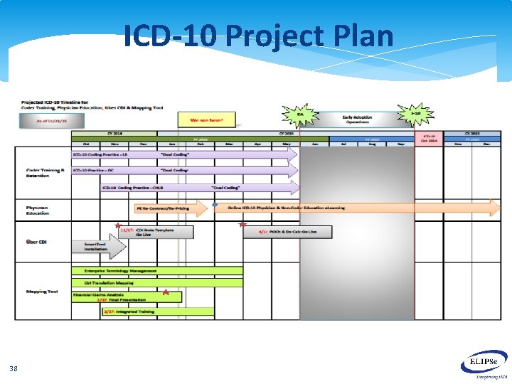 ICD-10 Project Plan 38 