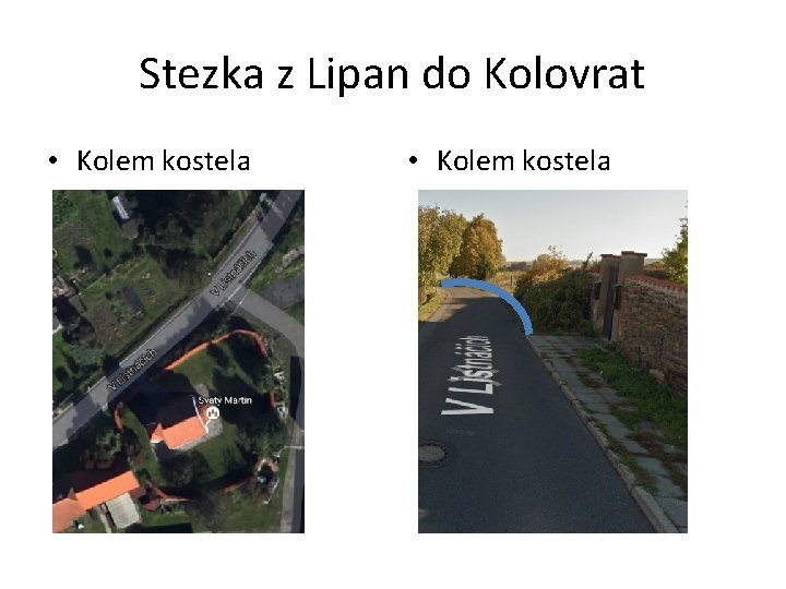 Stezka z Lipan do Kolovrat • Kolem kostela 