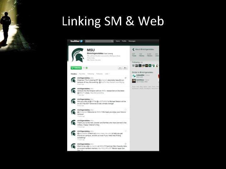 Linking SM & Web 