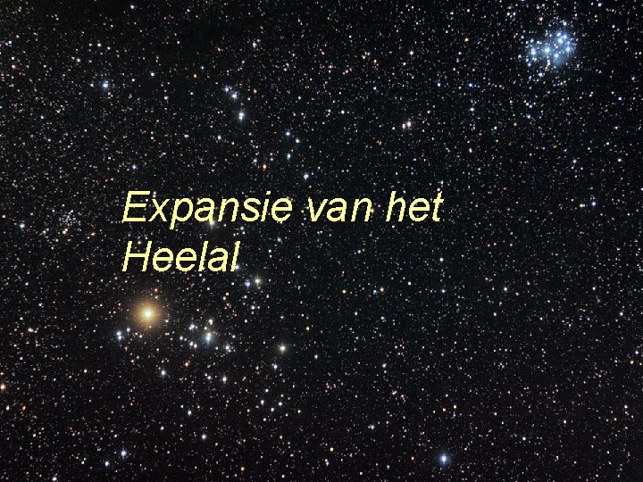 Expansie van het Heelal 