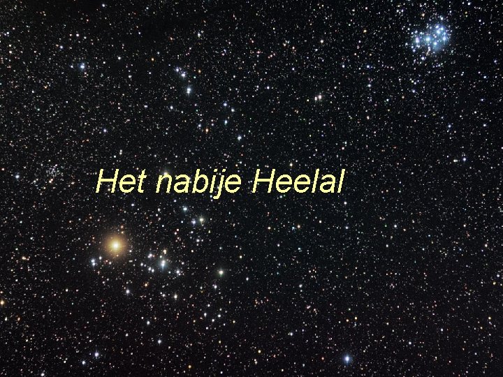 Het nabije Heelal 