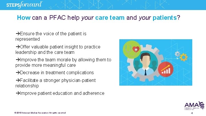 How can a PFAC help your care team and your patients? Ensure the voice