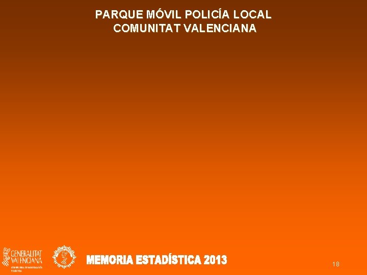 PARQUE MÓVIL POLICÍA LOCAL COMUNITAT VALENCIANA 18 