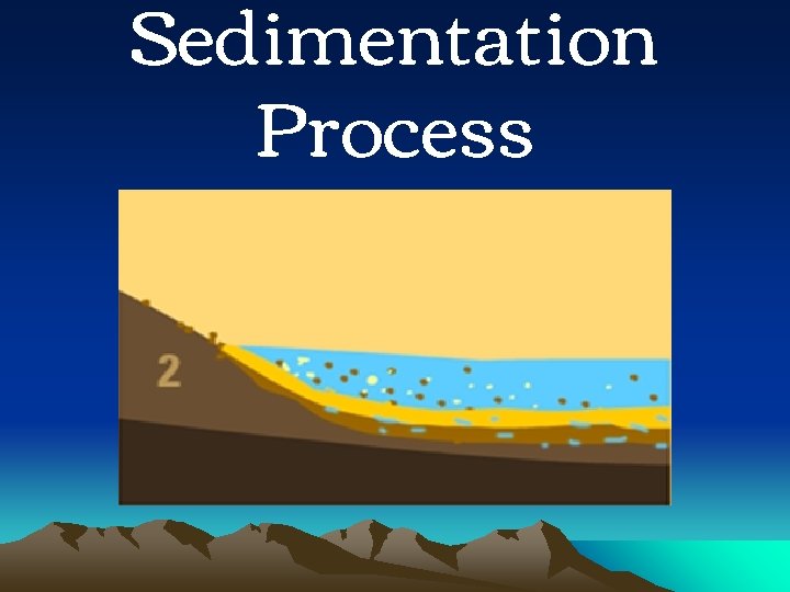 Sedimentation Process 