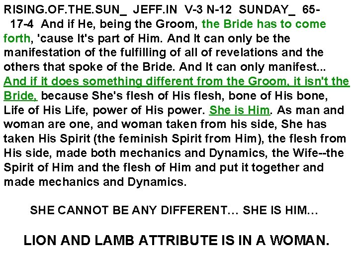 RISING. OF. THE. SUN_ JEFF. IN V-3 N-12 SUNDAY_ 6517 -4 And if He,