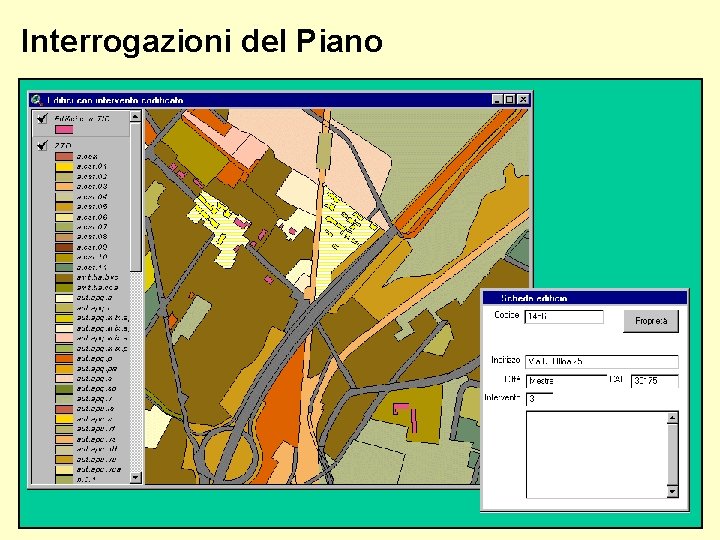 Interrogazioni del Piano 