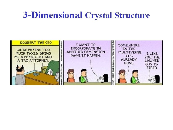 3 -Dimensional Crystal Structure 