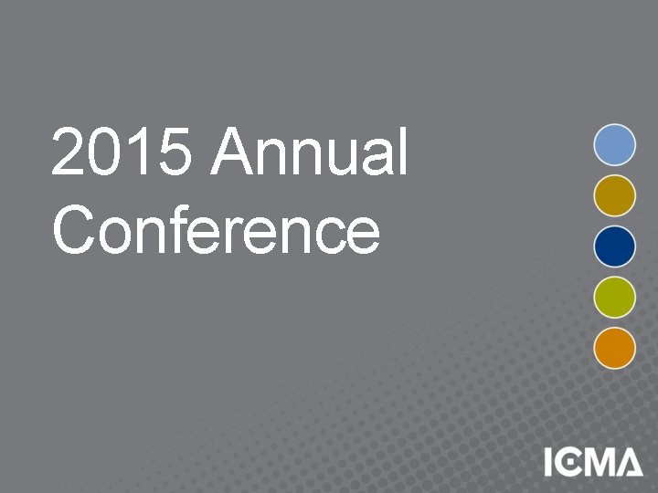 2015 Annual Conference 