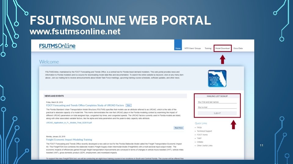FSUTMSONLINE WEB PORTAL www. fsutmsonline. net 11 