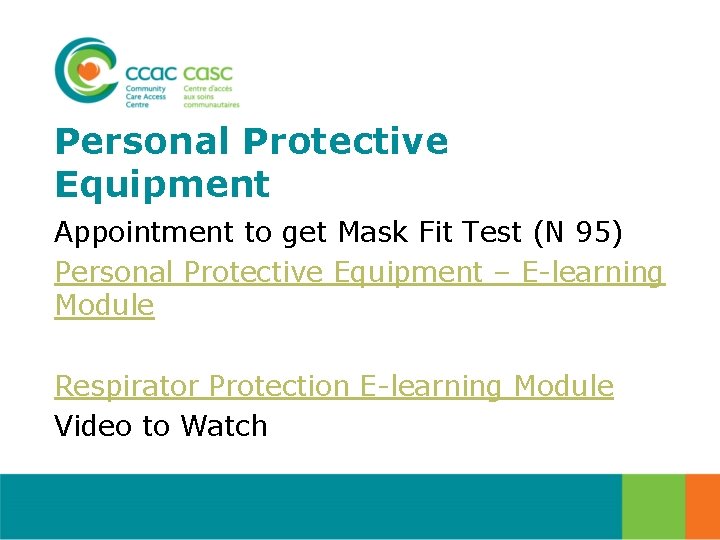 Personal Protective Equipment Appointment to get Mask Fit Test (N 95) Personal Protective Equipment