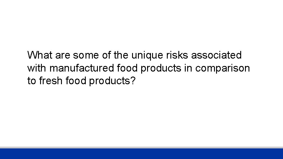 Manufactured Risks Quality Assurance Food Safety Master Course Webinar Overview