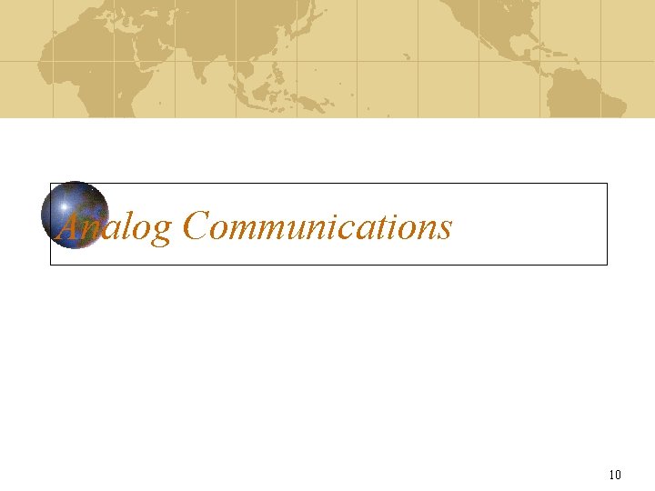 Analog Communications 10 