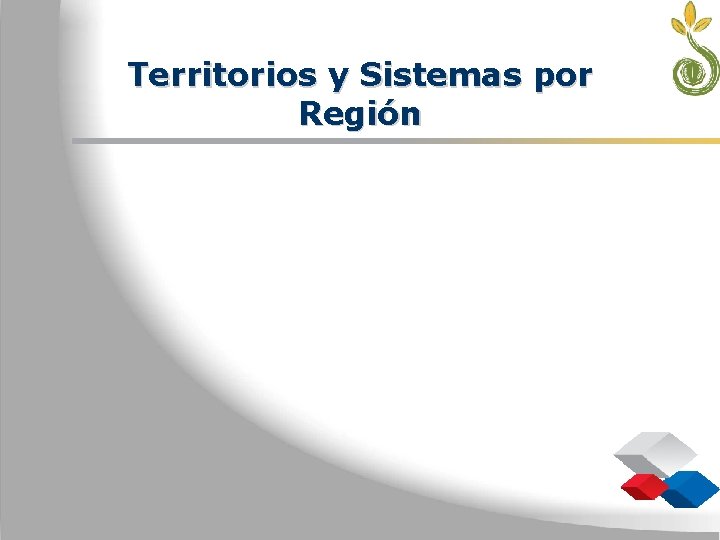 Territorios y Sistemas por Región 