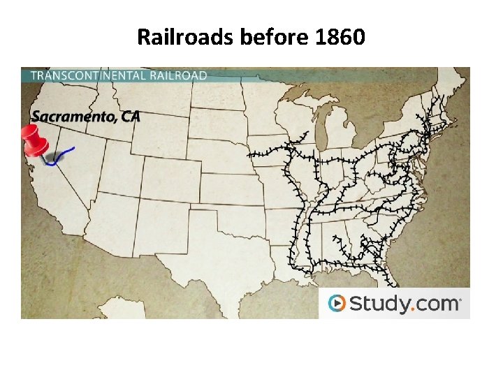 Railroads before 1860 