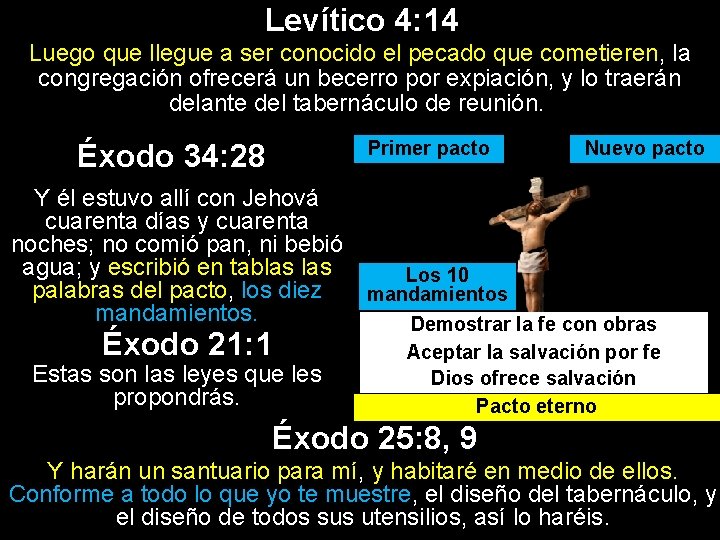 Levítico 4: 14 Luego que llegue a ser conocido el pecado que cometieren, la