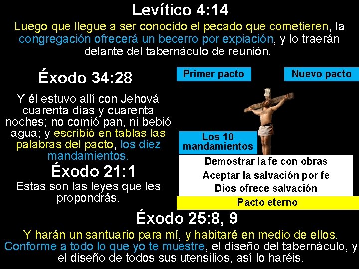 Levítico 4: 14 Luego que llegue a ser conocido el pecado que cometieren, la